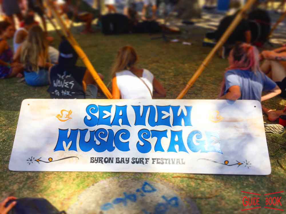 SEA VIEW MUSIC STAGE看板